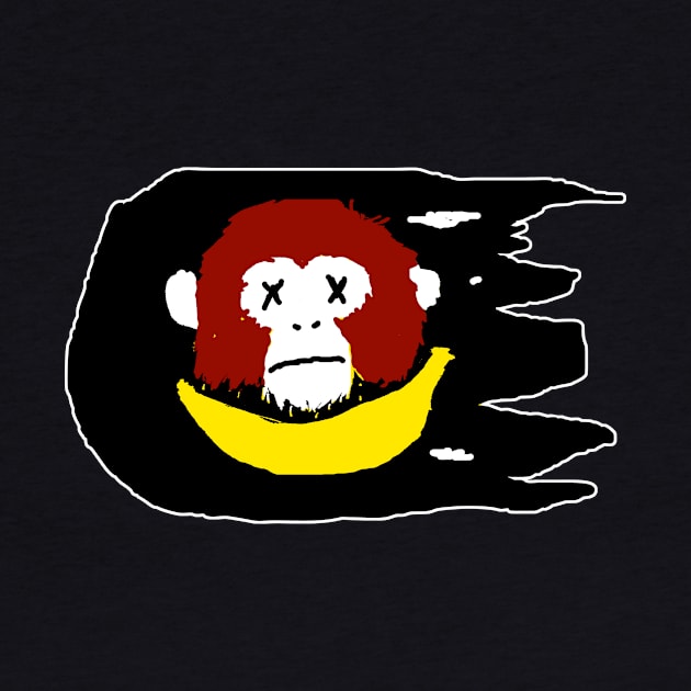 A Pirate Monkey Jolly Roger Flag by MacSquiddles